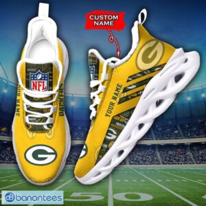 Green Bay Packers NFL Max Soul Shoes Sneakers Custom Name All Printed Logo Team For Fans Product Photo 2