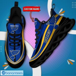 NHL St. Louis Blues Sneakers Clunky Max Soul Shoes Men Women Team Shoes Product Photo 6