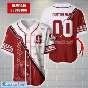 NCAA Stanford Cardinal Custom Name And Number Sport Baseball Jersey Shirt Product Photo 1