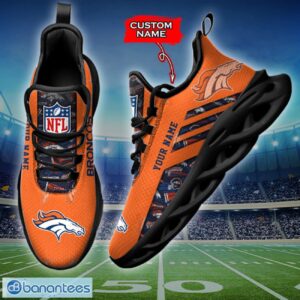Denver Broncos NFL Max Soul Shoes Sneakers Custom Name All Printed Logo Team For Fans Product Photo 3