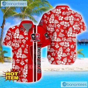 Exeter City Turtle Flower Pattern Aloha Hawaiian Shirt And Shorts Beach Set For Men And Women Product Photo 1