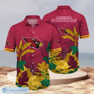NFL Arizona Cardinals Logo Design Red Shirt Hawaiian Shirt Product Photo 1