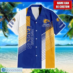 West Coast Eagles AFL Custom Name Hawaiian Shirt For Men And Women Beach Gift Product Photo 2