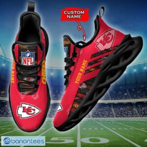 Kansas City Chiefs NFL Max Soul Shoes Sneakers Custom Name All Printed Logo Team For Fans Product Photo 3