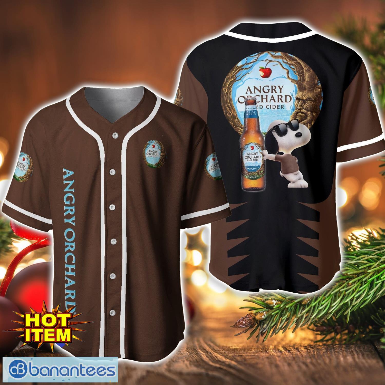angry orchard orchard snoopy baseball jersey shirt for snoopy lovers gift ideas image Angry Orchard Orchard Snoopy Baseball Jersey Shirt For Snoopy Lovers Gift Ideas Product Photo 1