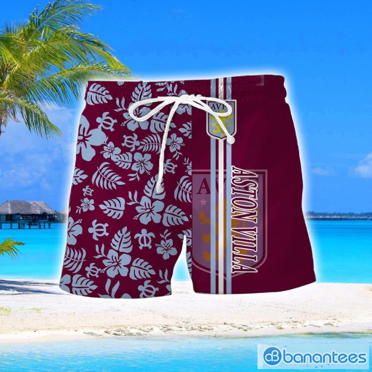 aston villa fc turtle flower pattern aloha hawaiian shirt and shorts beach set for men and women 1 image Aston Villa F.C Turtle Flower Pattern Aloha Hawaiian Shirt And Shorts Beach Set For Men And Women Product Photo 2