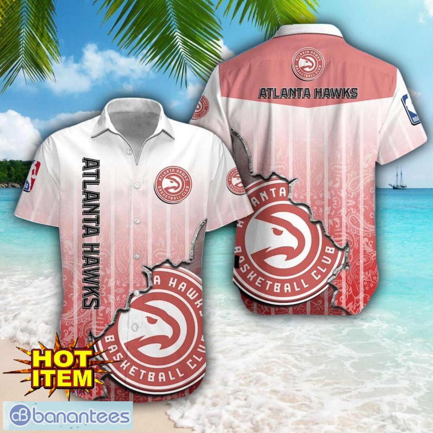 atlanta hawks logo broken wall printed 3d hawaiian shirt for fans image Atlanta Hawks Logo Broken Wall Printed 3D Hawaiian Shirt For Fans Product Photo 1