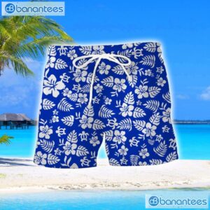 Sheffield Wednesday Turtle Flower Pattern Aloha Hawaiian Shirt And Shorts Beach Set For Men And Women Product Photo 2