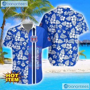 Carlisle United Turtle Flower Pattern Aloha Hawaiian Shirt And Shorts Beach Set For Men And Women Product Photo 1