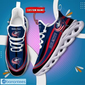 NHL Columbus Blue Jackets Sneakers Clunky Max Soul Shoes Men Women Team Shoes Product Photo 1