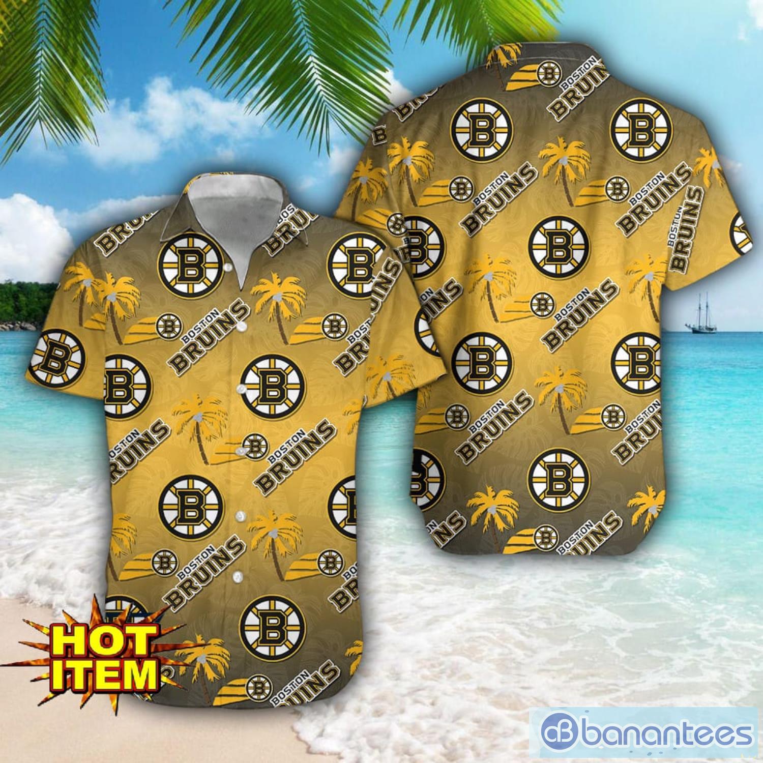 boston bruins hawaii 3d printing tropical hawaiian shirt for men and women beach summer gift image Boston Bruins Hawaii 3D Printing Tropical Hawaiian Shirt For Men And Women Beach Summer Gift Product Photo 1
