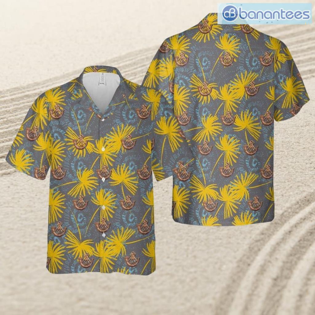 british army 52nd oxfordshire regiment of foot light infantry tropical beach hawaiian shirt image British Army 52nd (Oxfordshire) Regiment Of Foot Light Infantry Tropical Beach Hawaiian Shirt Product Photo 1