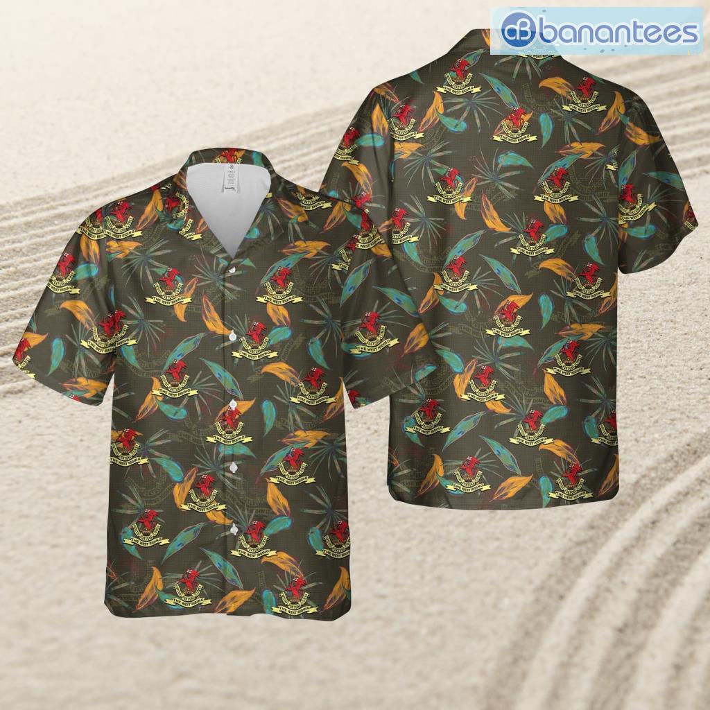 british army duke of wellingtons regiment tropical beach hawaiian shirt new fashion image British Army, Duke Of Wellington's Regiment Tropical Beach Hawaiian Shirt New Fashion Product Photo