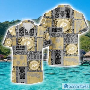 Colorado Buffaloes Hawaiian Tiki Vintage Patterns Hawaiian Shirt Summer Gift Product Photo 1