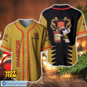 Disaronno Snoopy Baseball Jersey Shirt For Snoopy Lovers Gift Ideas Product Photo 1