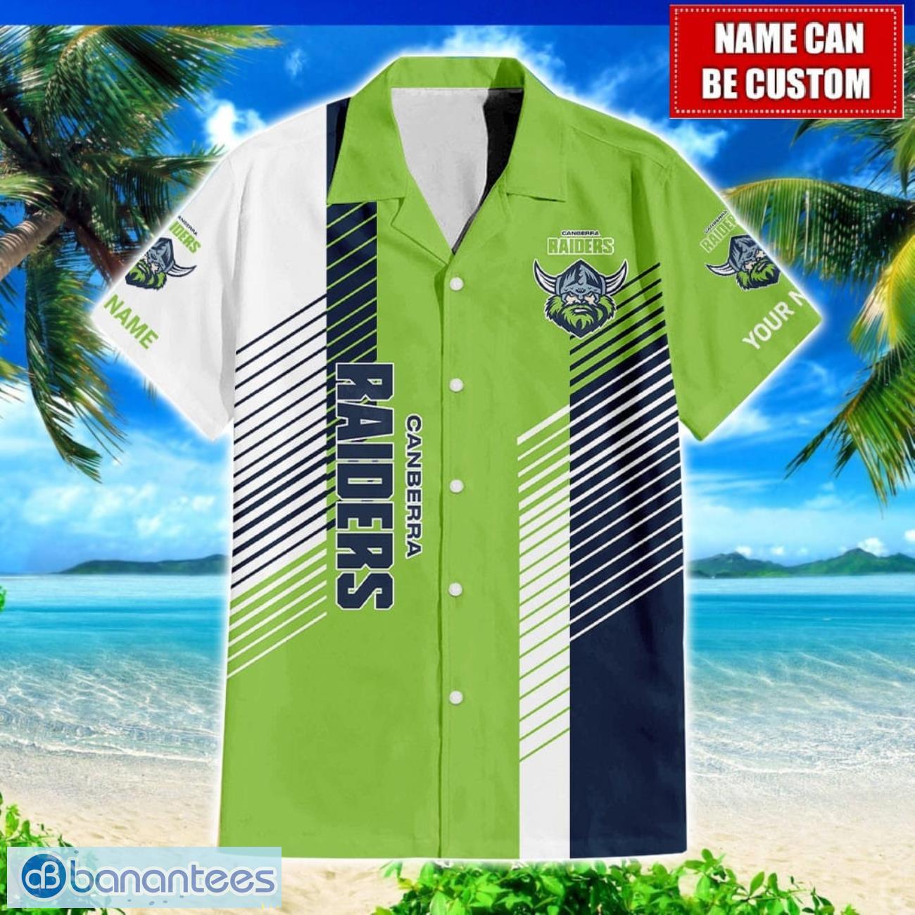 canberra raiders nrl custom name hawaiian shirt for men and women beach gift 1 image Canberra Raiders NRL Custom Name Hawaiian Shirt For Men And Women Beach Gift Product Photo 2