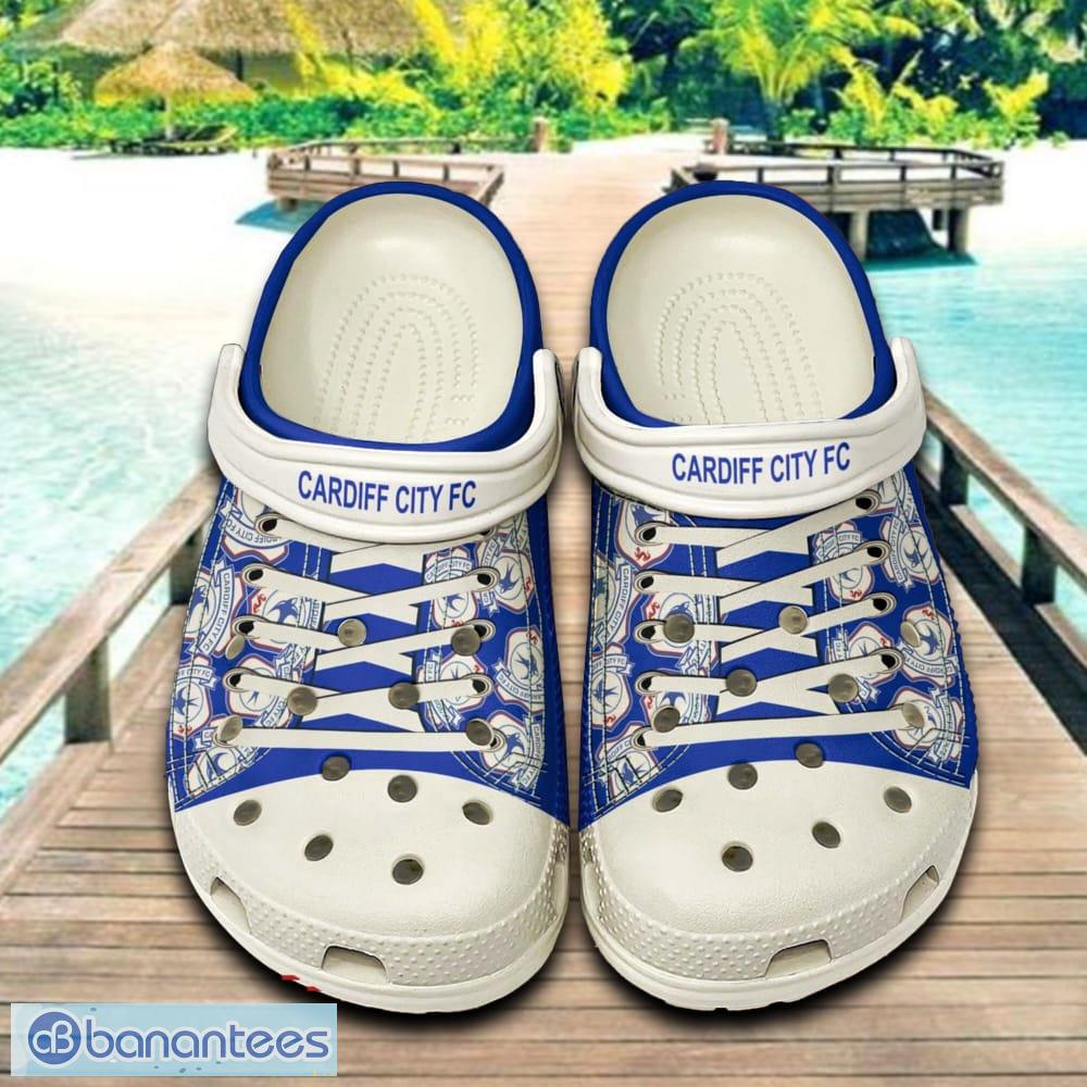 cardiff city fc 3d clog shoes for fans summer beach all over print image Cardiff City F.C 3D Clog Shoes For Fans Summer Beach All Over Print - Cardiff City F.C 3D Clog Shoes For Fans Summer Beach All Over Print