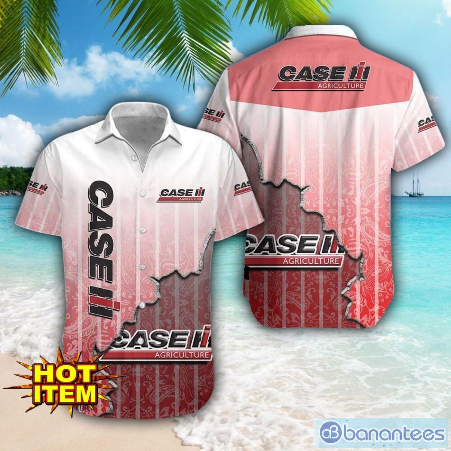 case ih logo broken wall printed 3d hawaiian shirt for fans image Case IH Logo Broken Wall Printed 3D Hawaiian Shirt For Fans Product Photo 1