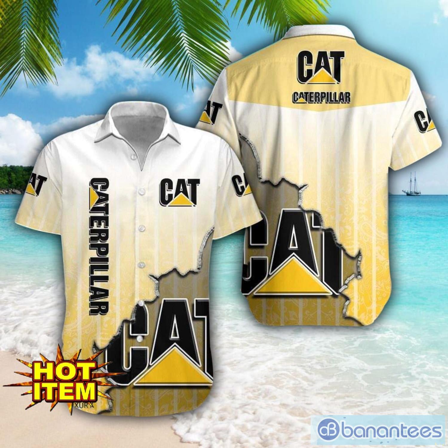caterpillar inc logo broken wall printed 3d hawaiian shirt for fans image Caterpillar Inc Logo Broken Wall Printed 3D Hawaiian Shirt For Fans Product Photo 1