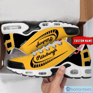 Pittsburgh Pirates MLB Custom Name Air Cushion Sports Shoes Men Women Sneakers Product Photo 2