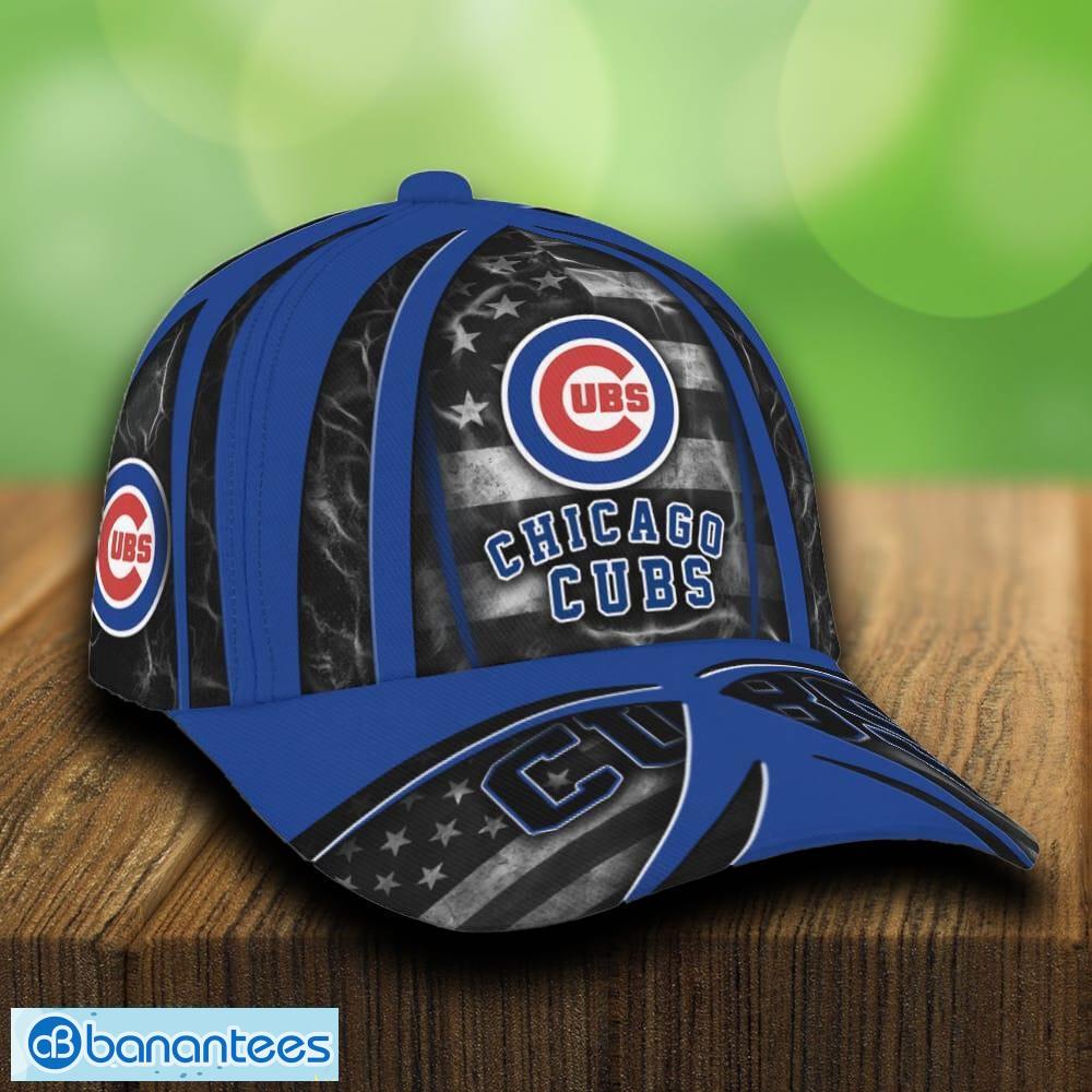 chicago cubs usa flag patriotic cap hat print independence day for fans image Chicago Cubs USA Flag Patriotic Cap & Hat Print Independence Day For Fans - Chicago Cubs USA Flag Patriotic Cap_1