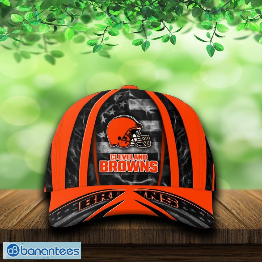 cleveland browns usa flag patriotic cap hat print independence day for fans 1 image Cleveland Browns USA Flag Patriotic Cap & Hat Print Independence Day For Fans - Cleveland Browns USA Flag Patriotic Cap_3