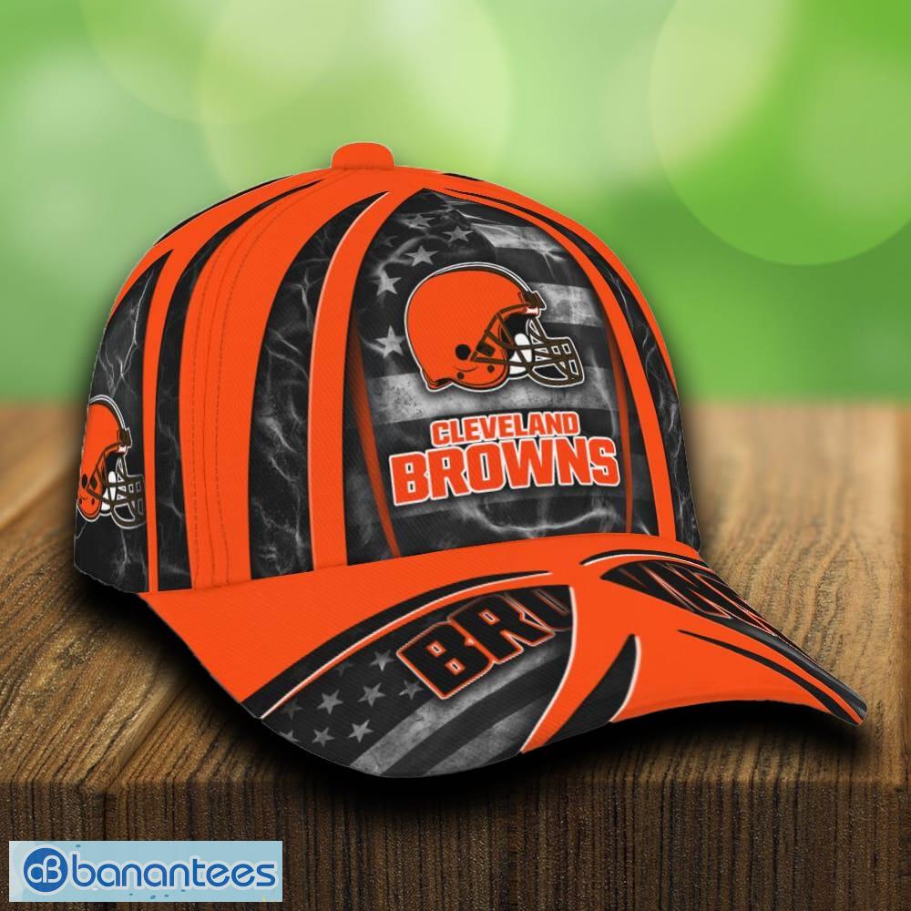 cleveland browns usa flag patriotic cap hat print independence day for fans image Cleveland Browns USA Flag Patriotic Cap & Hat Print Independence Day For Fans - Cleveland Browns USA Flag Patriotic Cap_1
