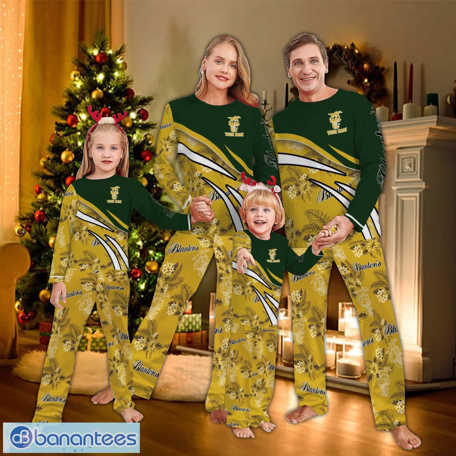 custom name blantons bourbon whiskey logo team pajamas set flower gift family image Custom Name Blanton’s Bourbon Whiskey Logo Team Pajamas Set Flower Gift Family - Custom Name Blanton’s Bourbon Whiskey Logo Team Pajamas Set Flower Gift Family