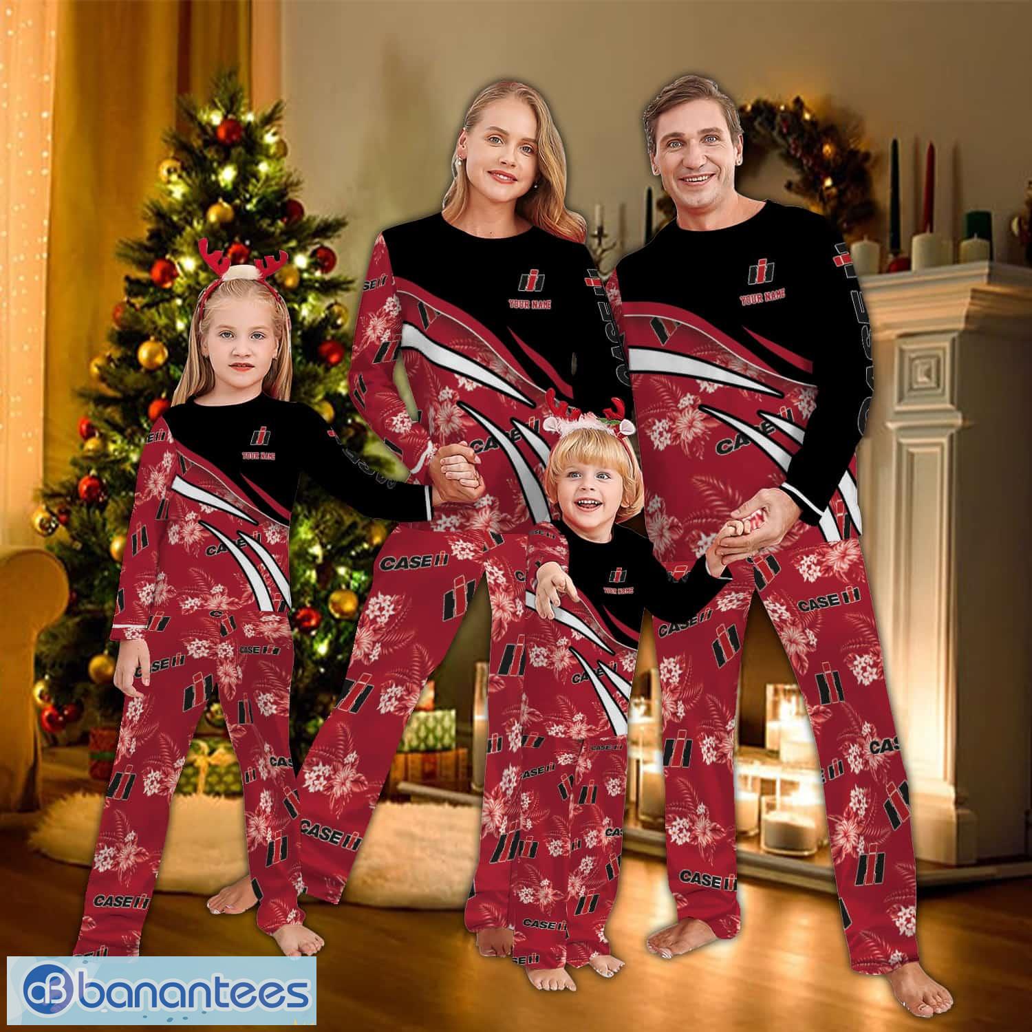custom name case ih tractor flower pattern pajamas set flower gift family image Custom Name Case IH Tractor Flower Pattern Pajamas Set Flower Gift Family - Custom Name Case IH Tractor Flower Pattern Pajamas Set Flower Gift Family