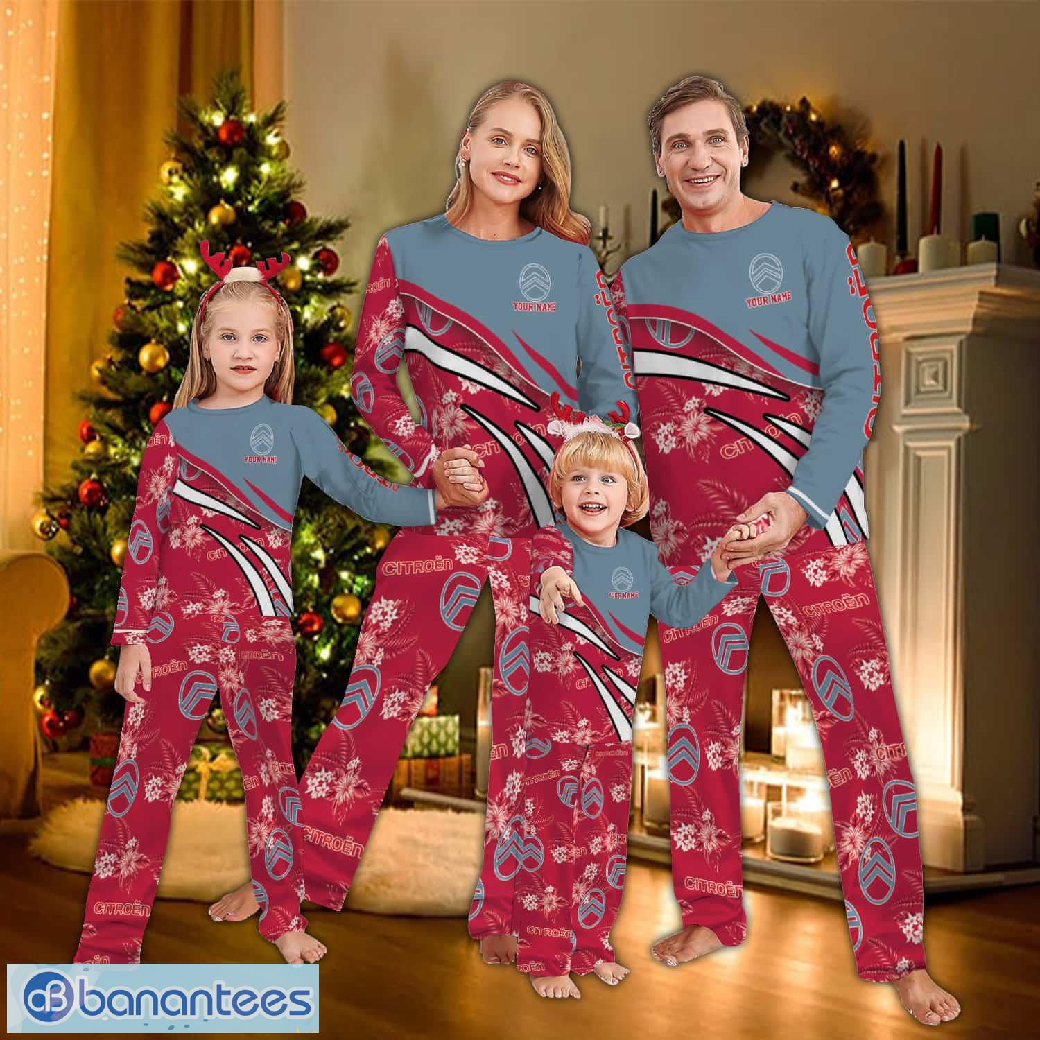 custom name citron car racing logo team pajamas set flower gift for family image Custom Name Citroën Car Racing Logo Team Pajamas Set Flower Gift For Family - Custom Name Citroën Car Racing Logo Team Pajamas Set Flower Gift For Family