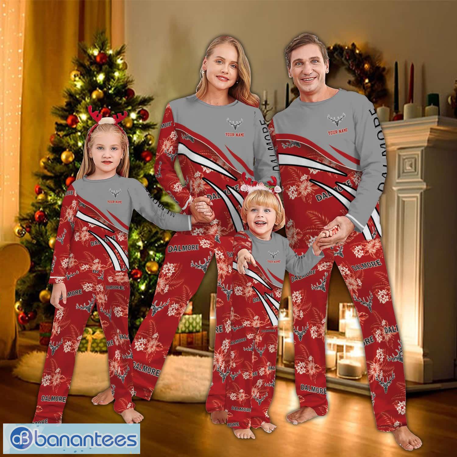 custom name dalmore whiskey logo pattern pajamas set flower gift family image Custom Name Dalmore Whiskey Logo Pattern Pajamas Set Flower Gift Family - Custom Name Dalmore Whiskey Logo Pattern Pajamas Set Flower Gift Family
