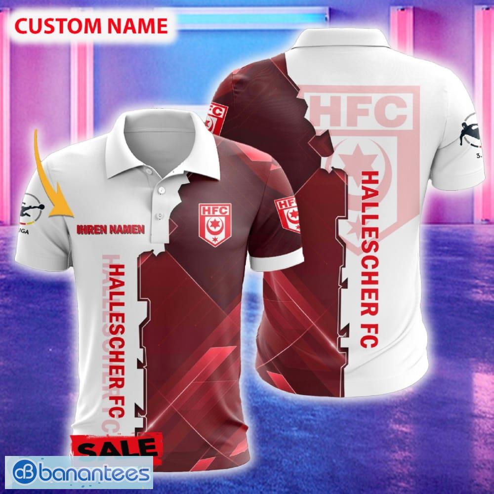 custom name hallescher fc 3d polo shirt new gift golf for mens for fans all over print image Custom Name Hallescher FC 3D Polo Shirt New Gift Golf For Mens For Fans All Over Print - Custom Name Hallescher FC 3D Polo Shirt New Gift Golf For Mens For Fans All Over Print