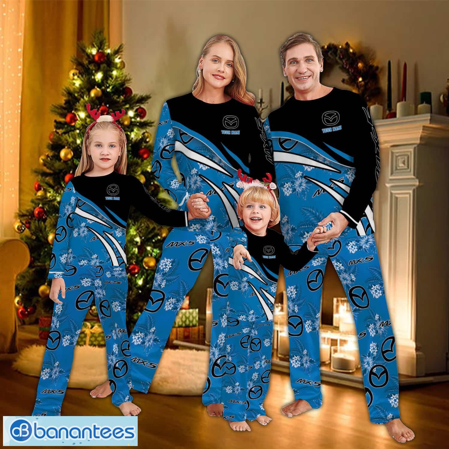 custom name mazda mx 5 car racing logo pattern family pajamas set flower image Custom Name Mazda Mx 5 Car Racing Logo Pattern Family Pajamas Set Flower - Custom Name Mazda Mx 5 Car Racing Logo Pattern Family Pajamas Set Flower