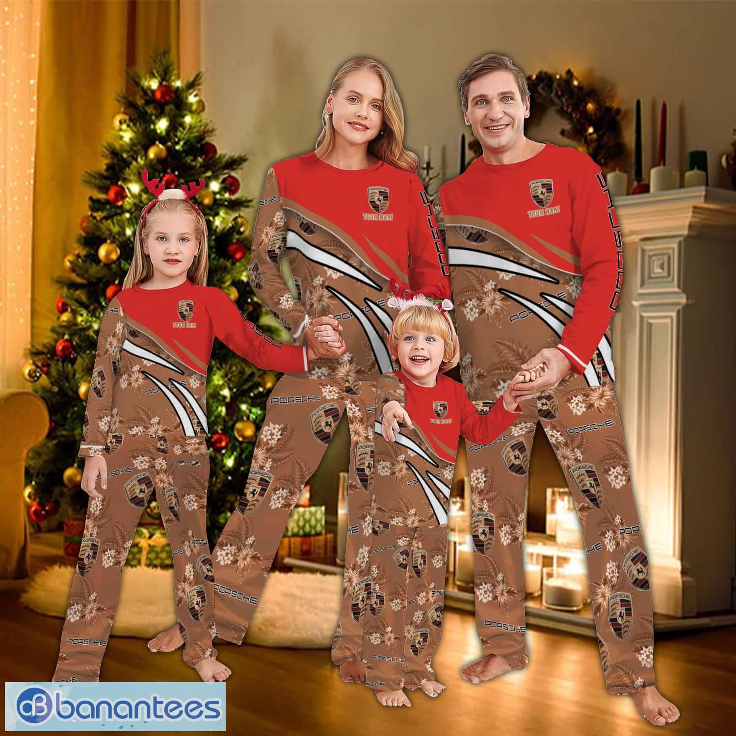custom name porsche car racing flower pattern family pajamas set flower image Custom Name Porsche Car Racing Flower Pattern Family Pajamas Set Flower - Custom Name Porsche Car Racing Flower Pattern Family Pajamas Set Flower