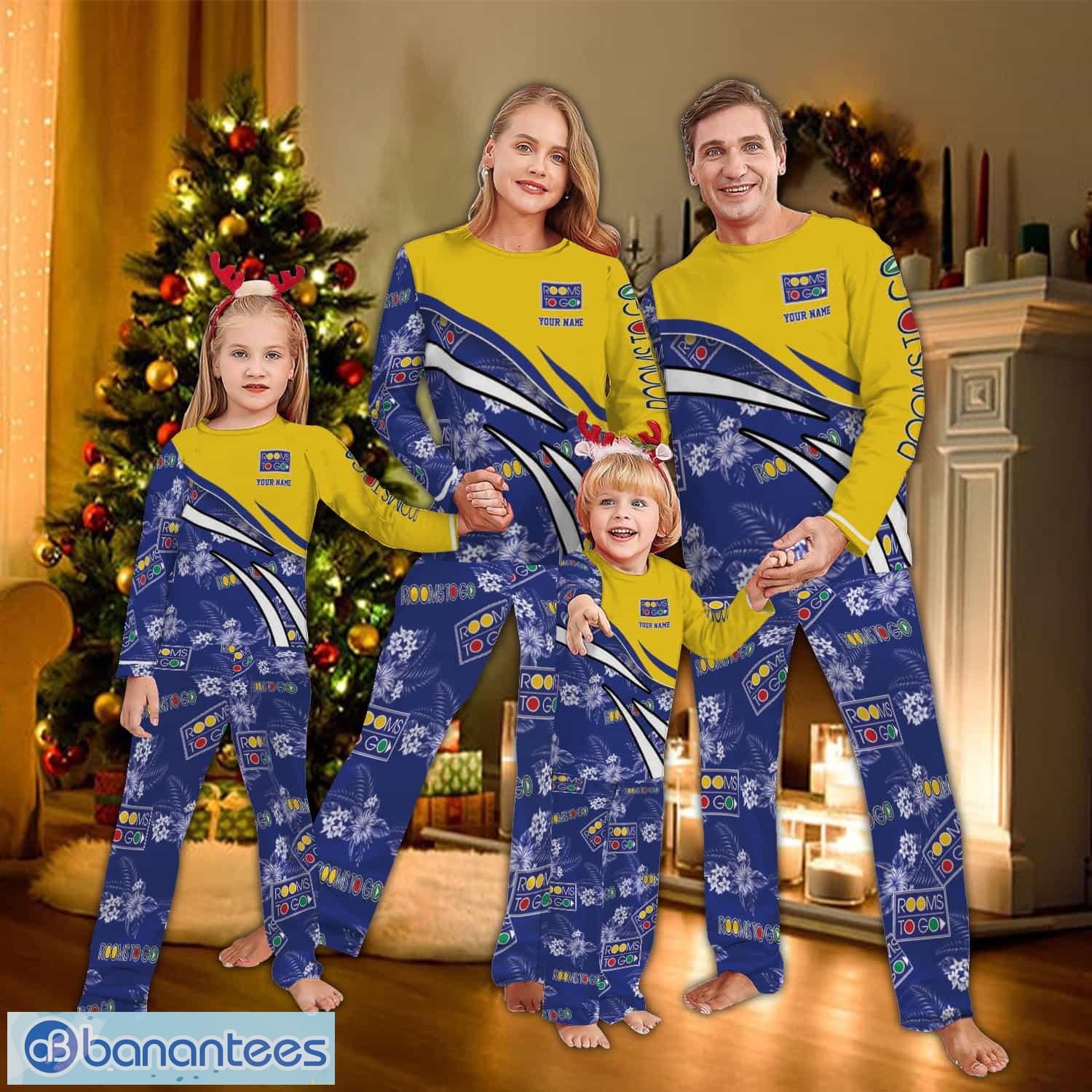 custom name rooms to go logo team family pajamas set flower image Custom Name Rooms To Go Logo Team Family Pajamas Set Flower - Custom Name Rooms To Go Logo Team Family Pajamas Set Flower