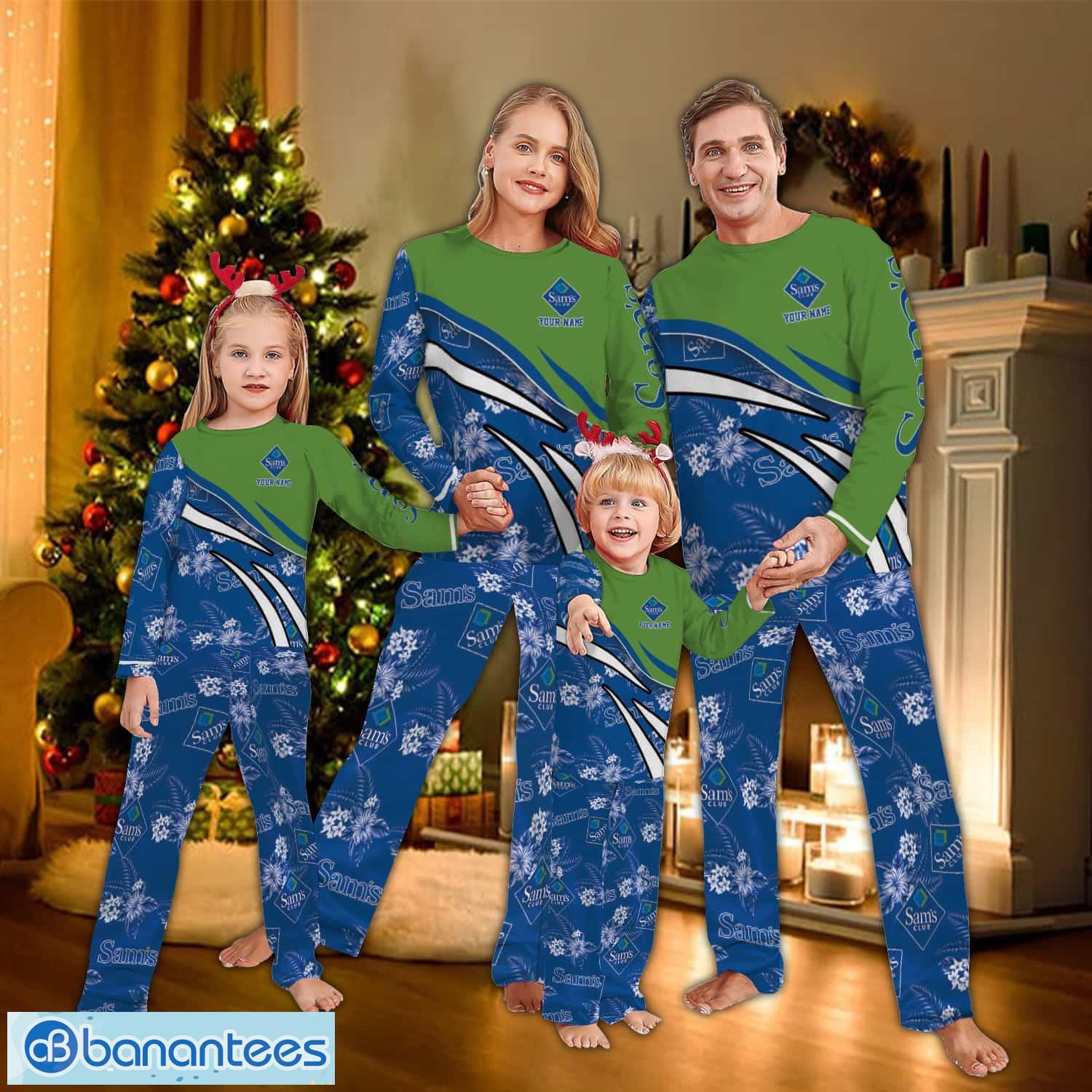 custom name sams club logo pattern pajamas set flower gift family image Custom Name Sam’s Club Logo Pattern Pajamas Set Flower Gift Family - Custom Name Sam’s Club Logo Pattern Pajamas Set Flower Gift Family