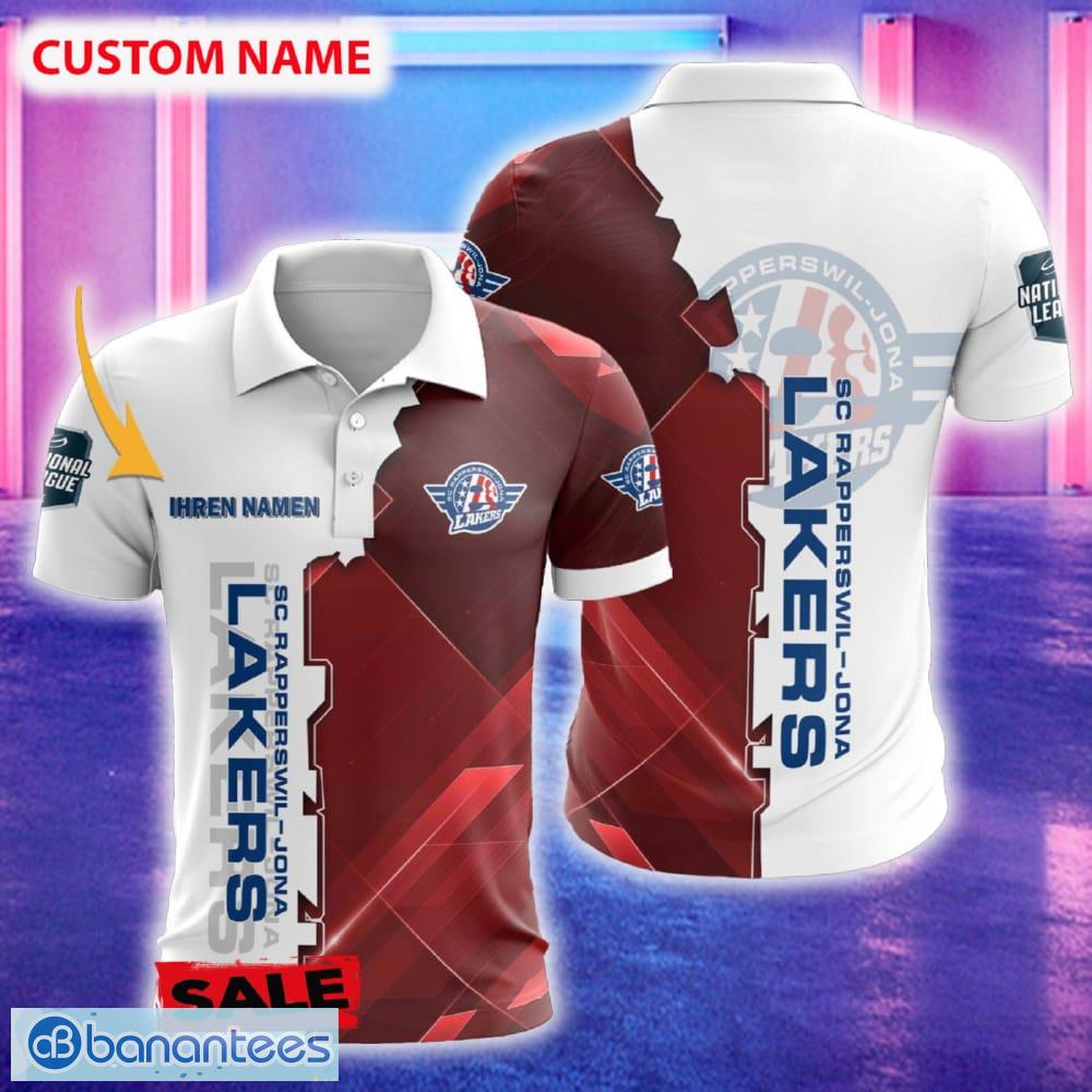 custom name sc rapperswil jona lakers 3d polo shirt new gift golf for mens for fans all over print image Custom Name SC Rapperswil Jona Lakers 3D Polo Shirt New Gift Golf For Mens For Fans All Over Print - Custom Name SC Rapperswil Jona Lakers 3D Polo Shirt New Gift Golf For Mens For Fans All Over Print