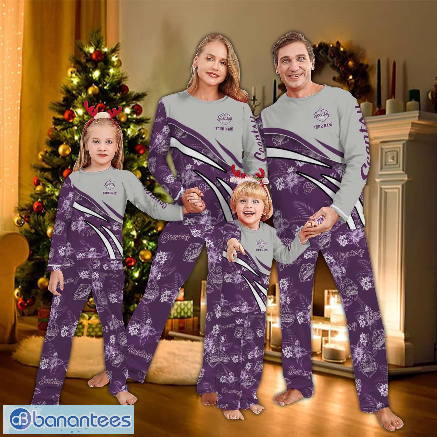 custom name scentsy logo team pajamas set flower gift for family image Custom Name Scentsy Logo Team Pajamas Set Flower Gift For Family - Custom Name Scentsy Logo Team Pajamas Set Flower Gift For Family