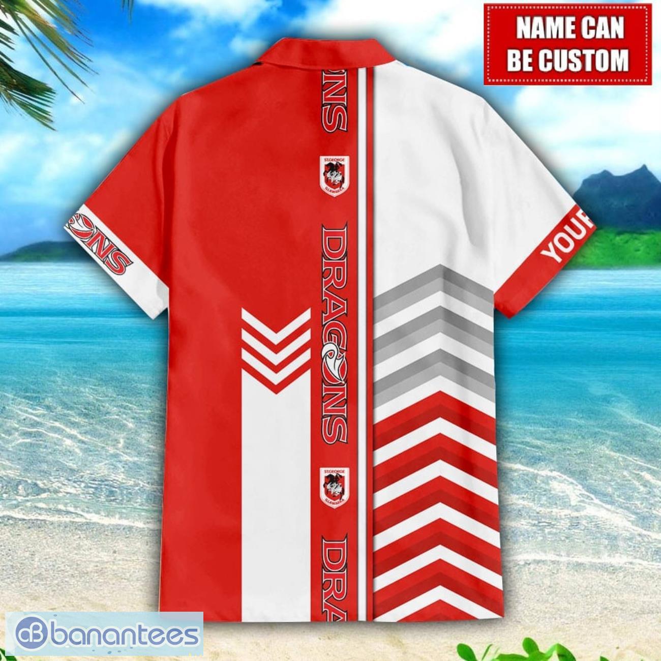 custom name st george illawarra dragons nrl hawaiian shirt gift ideas for summer 1 image Custom Name St. George Illawarra Dragons NRL Hawaiian Shirt Gift Ideas For Summer Product Photo 2