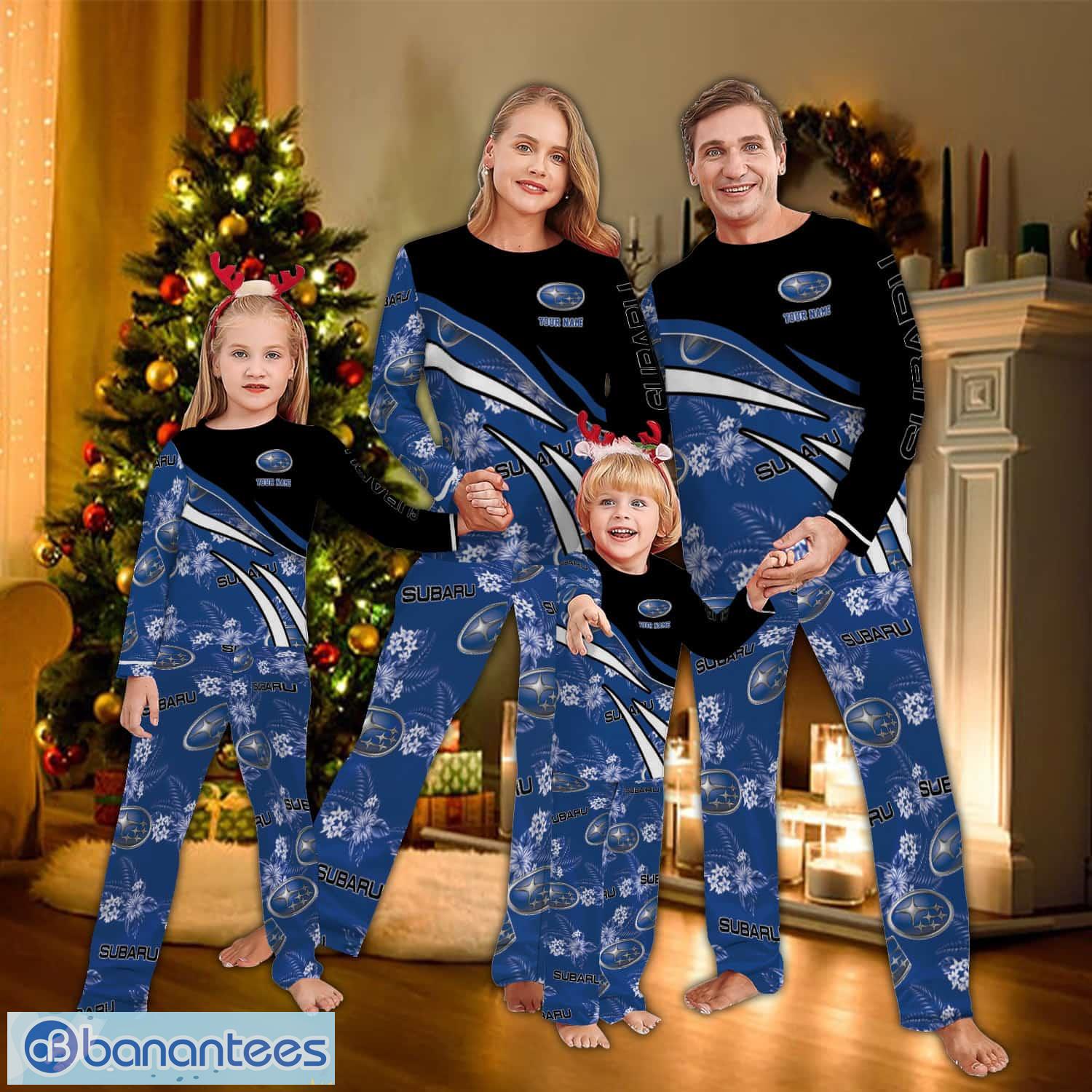 custom name subaru car racing logo pattern pajamas set flower men women children image Custom Name Subaru Car Racing Logo Pattern Pajamas Set Flower Men Women Children - Custom Name Subaru Car Racing Logo Pattern Pajamas Set Flower Men Women Children