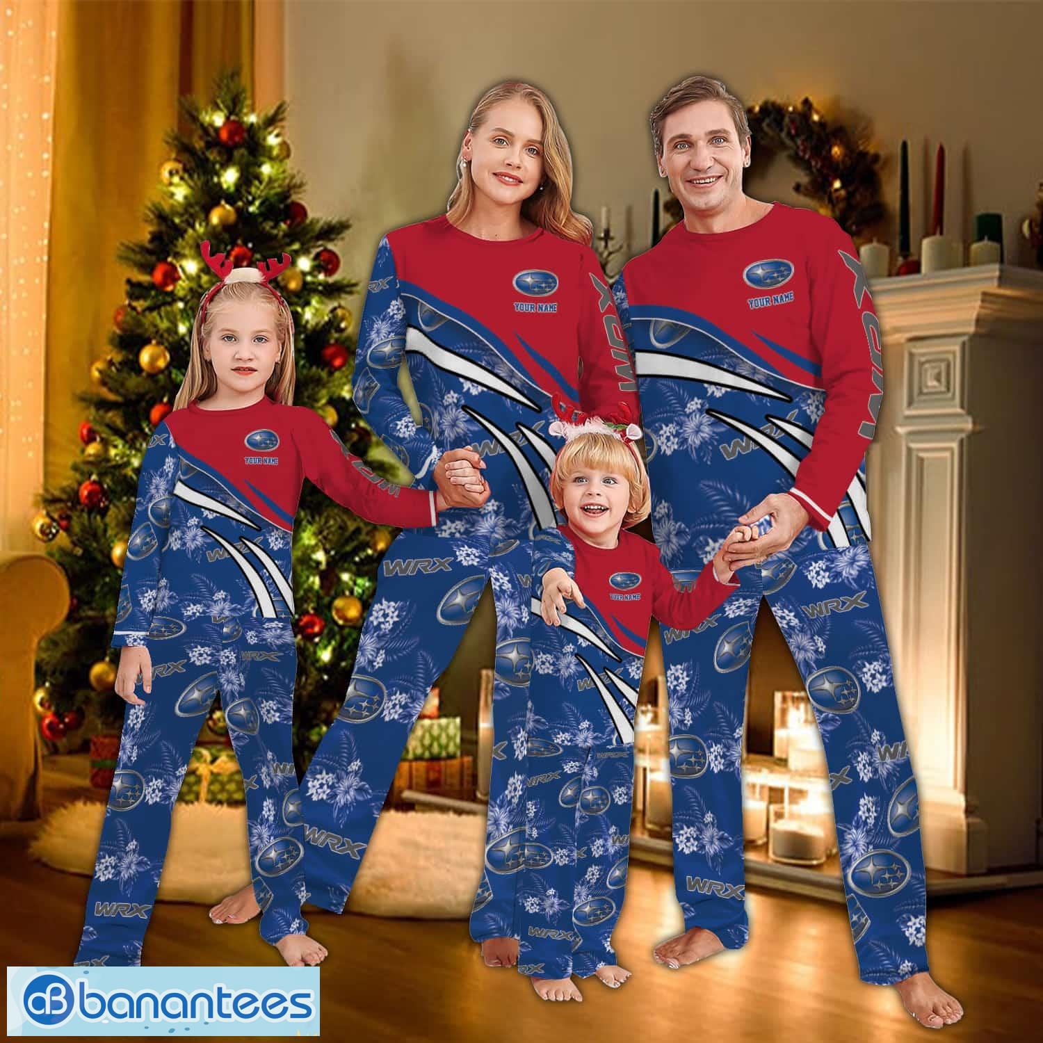 custom name subaru wrx sti car racing flower pattern pajamas set flower gift family image Custom Name Subaru WRX Sti Car Racing Flower Pattern Pajamas Set Flower Gift Family - Custom Name Subaru WRX Sti Car Racing Flower Pattern Pajamas Set Flower Gift Family
