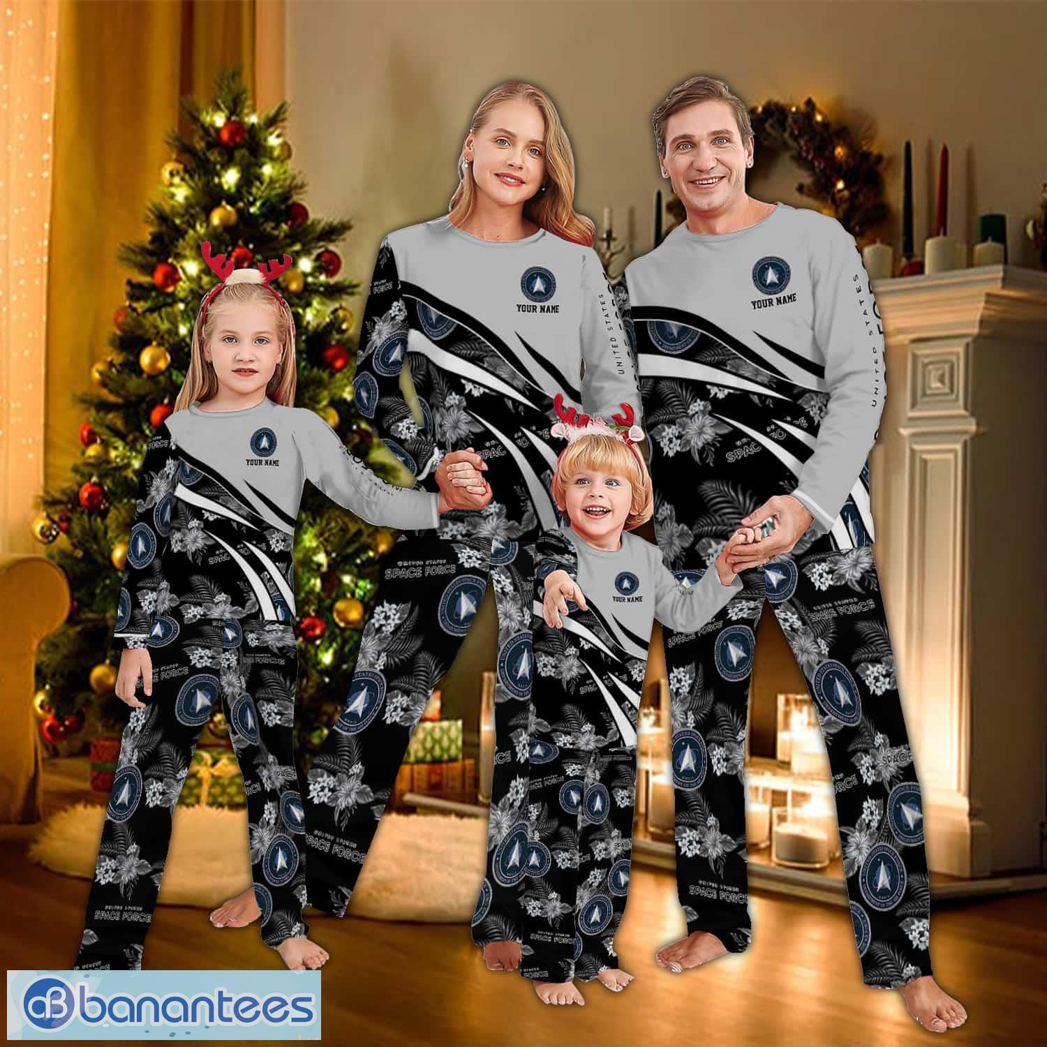 custom name us space force logo team pajamas set flower men women children image Custom Name US Space Force Logo Team Pajamas Set Flower Men Women Children - Custom Name US Space Force Logo Team Pajamas Set Flower Men Women Children
