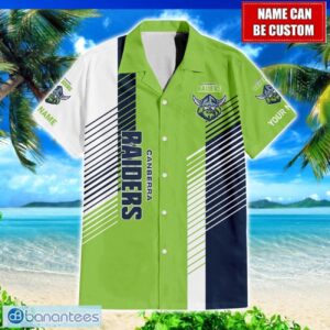 Canberra Raiders NRL Custom Name Hawaiian Shirt For Men And Women Beach Gift Product Photo 2