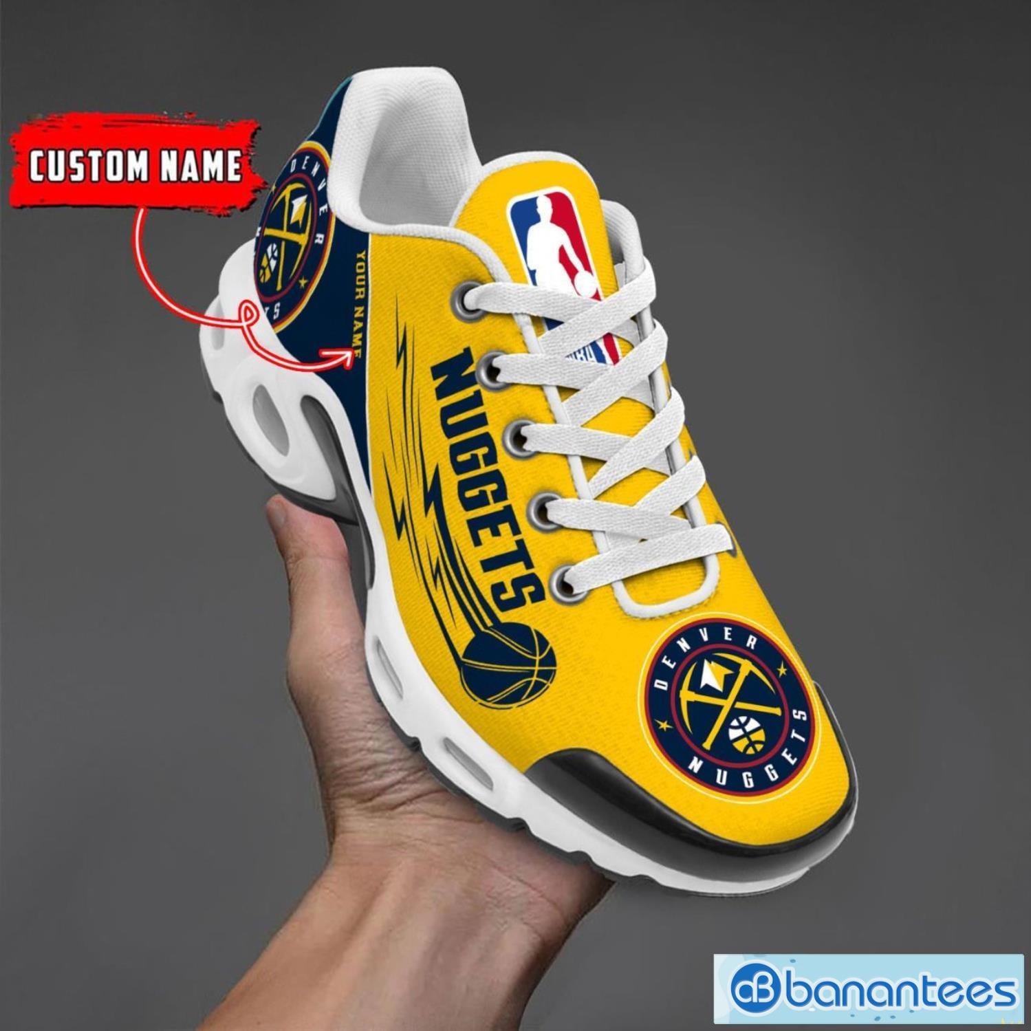 denver nuggets nba air cushion sports shoes custom name tn sneakers for fans image Denver Nuggets NBA Air Cushion Sports Shoes Custom Name TN Sneakers For Fans Product Photo 1