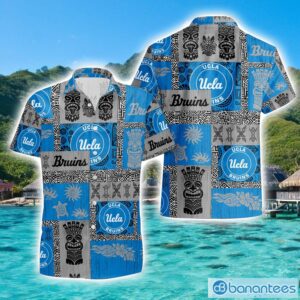 UCLA Bruins Tiki Vintage Patterns Hawaiian Shirt Summer Gift Product Photo 1