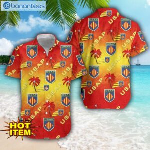 USA Perpignan Hawaii 3D Printing Tropical Hawaiian Shirt For Men And Women Beach Summer Gift Product Photo 1