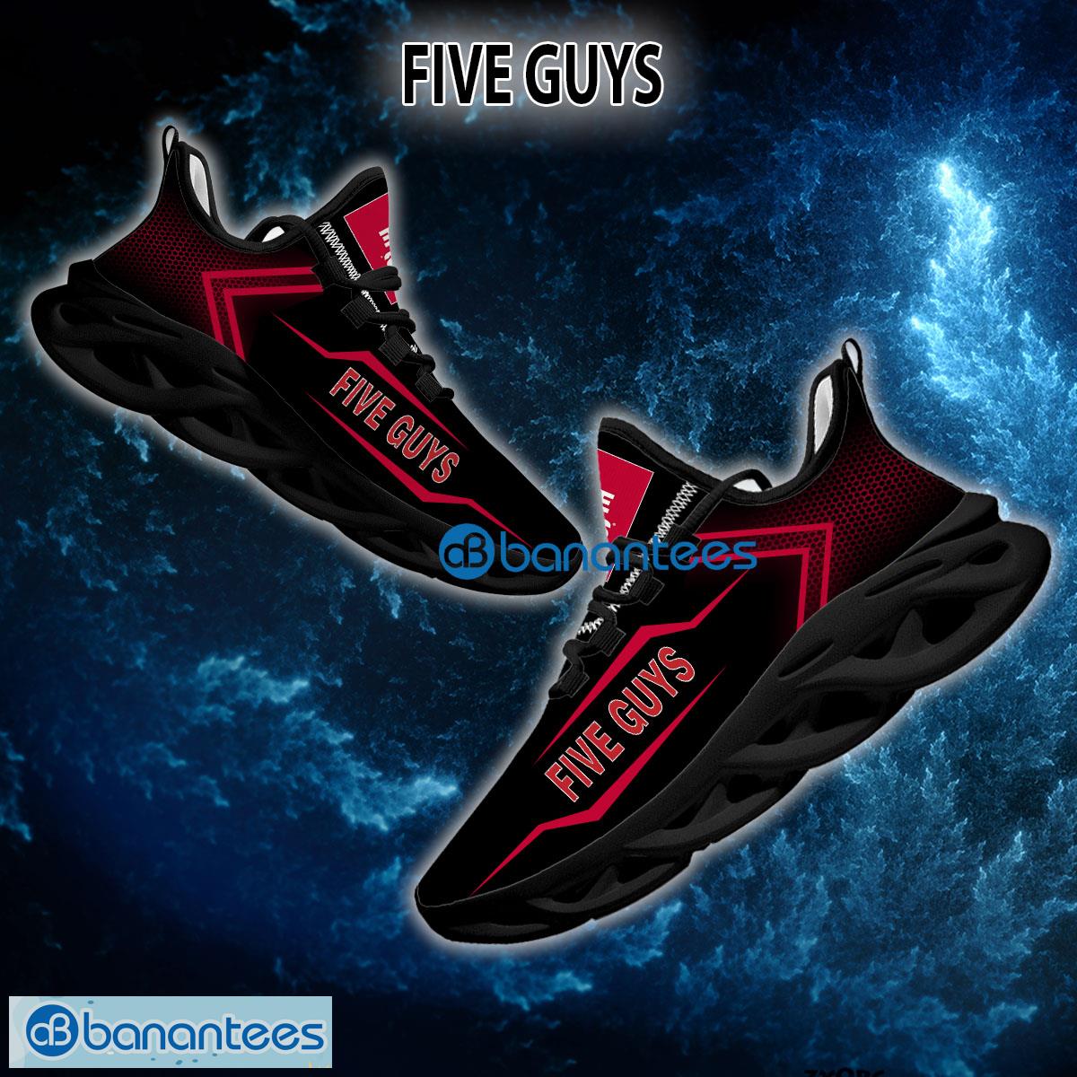 five guys sport sneaker black logo max soul shoes 1 image five guys Sport Sneaker Black Logo Max Soul Shoes - five guys New Design Max Soul Shoes Photo 2