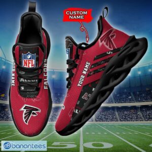 Atlanta Falcons NFL Max Soul Shoes Sneakers Custom Name All Printed Logo Team For Fans Product Photo 3