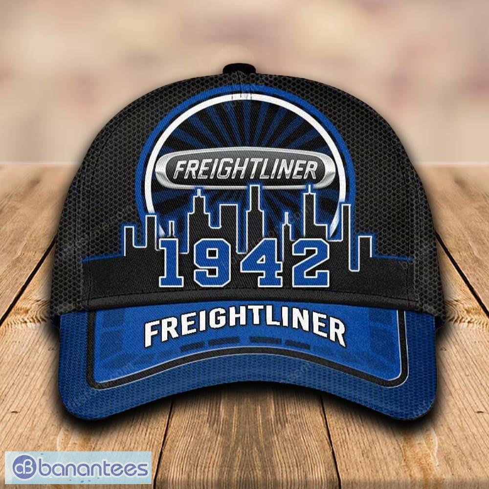 freightliner cap and hat blue black for mens gift fans summer all over print image Freightliner Cap And Hat Blue Black For Mens Gift Fans Summer All Over Print - Freightliner Cap And Hat Blue Black For Mens Gift Fans Summer All Over Print
