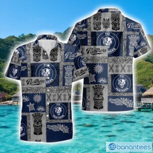 FIU Panthers Hawaiian Tiki Vintage Patterns Hawaiian Shirt Summer Gift Product Photo 1